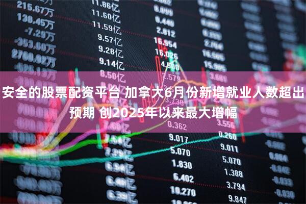 安全的股票配资平台 加拿大6月份新增就业人数超出预期 创2025年以来最大增幅